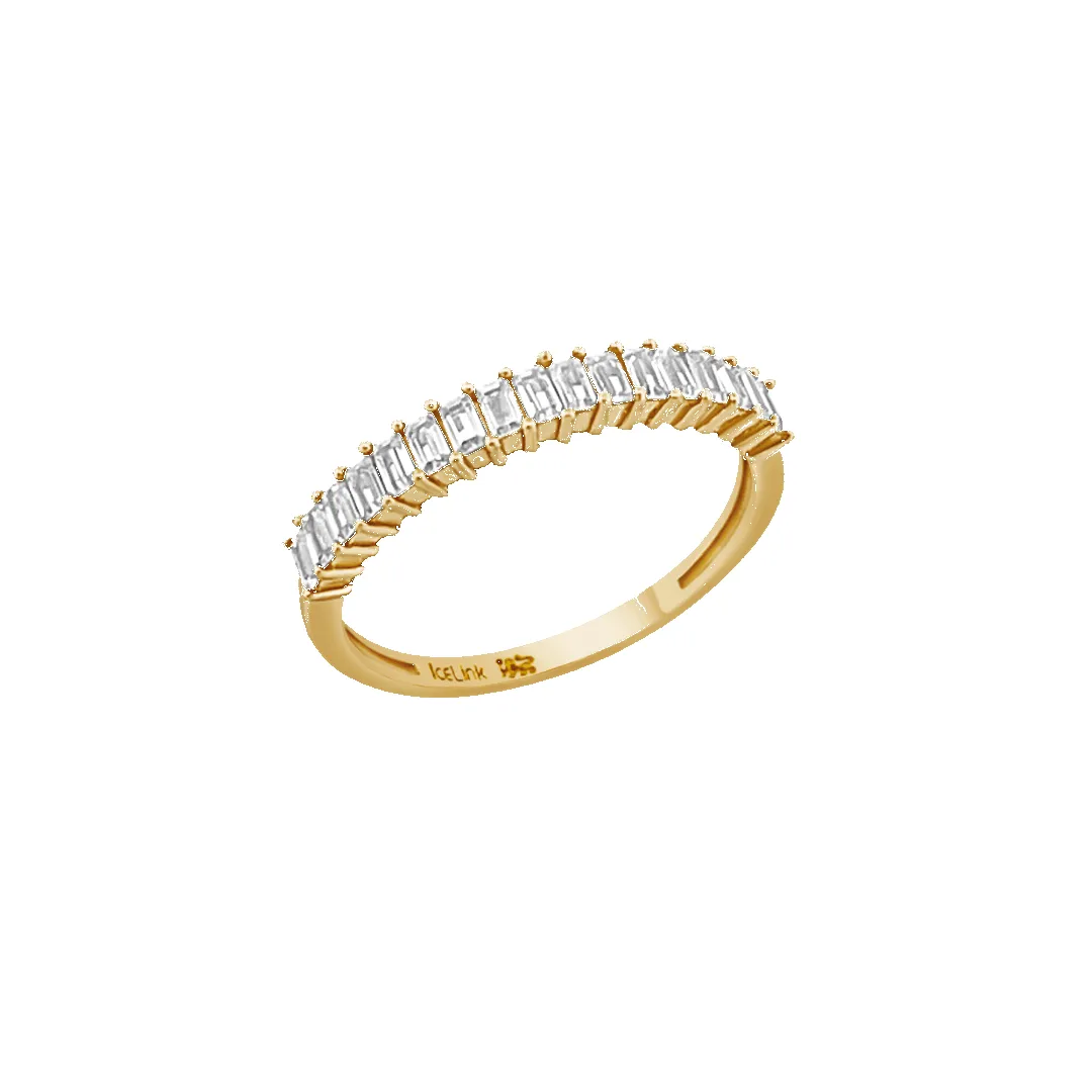 14K Baguette Ring sold by IceLink