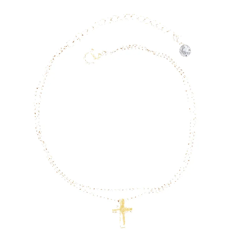 Waterproof Cross Anklet (Sample Sale) sold by IceLink