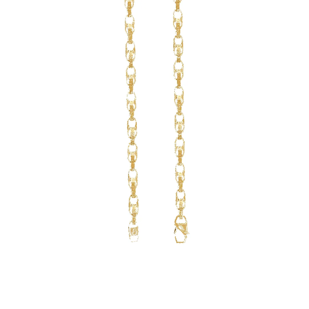 14K Gold Titan Link Chain Necklace sold by IceLink product image thumbnail 3