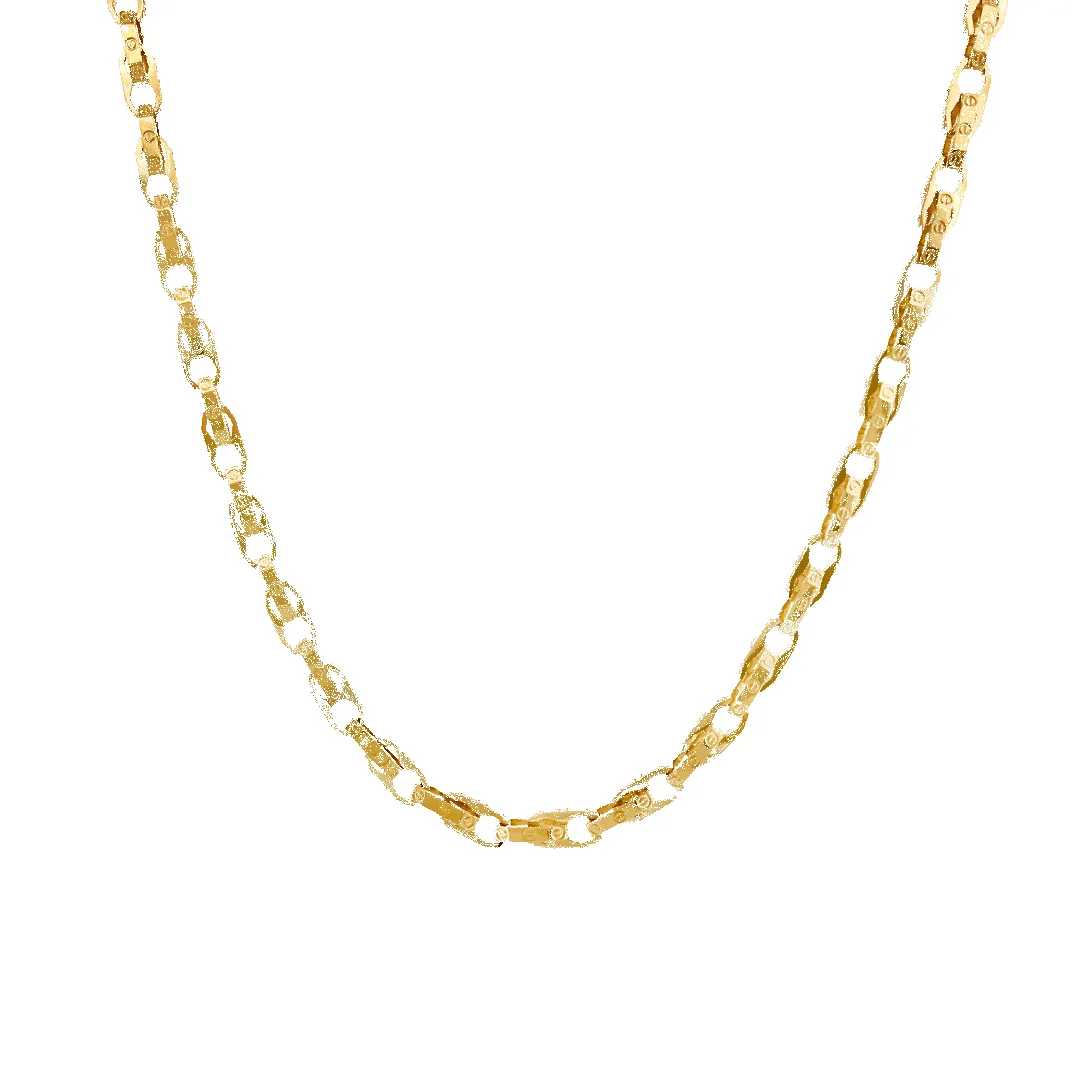 14K Gold Titan Link Chain Necklace sold by IceLink