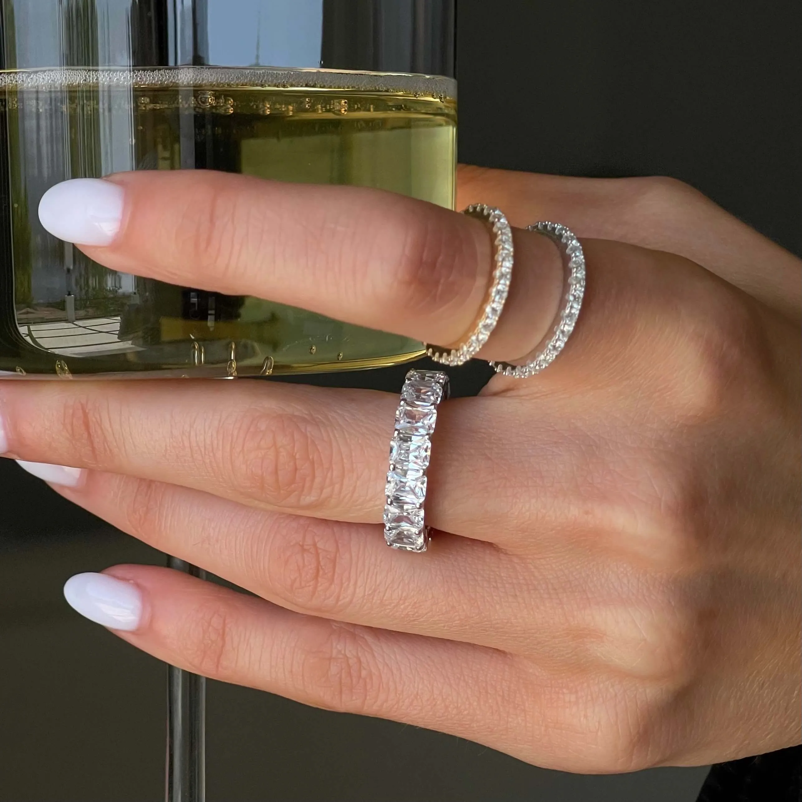 14K Ellie Eternity Ring sold by IceLink product image thumbnail 2