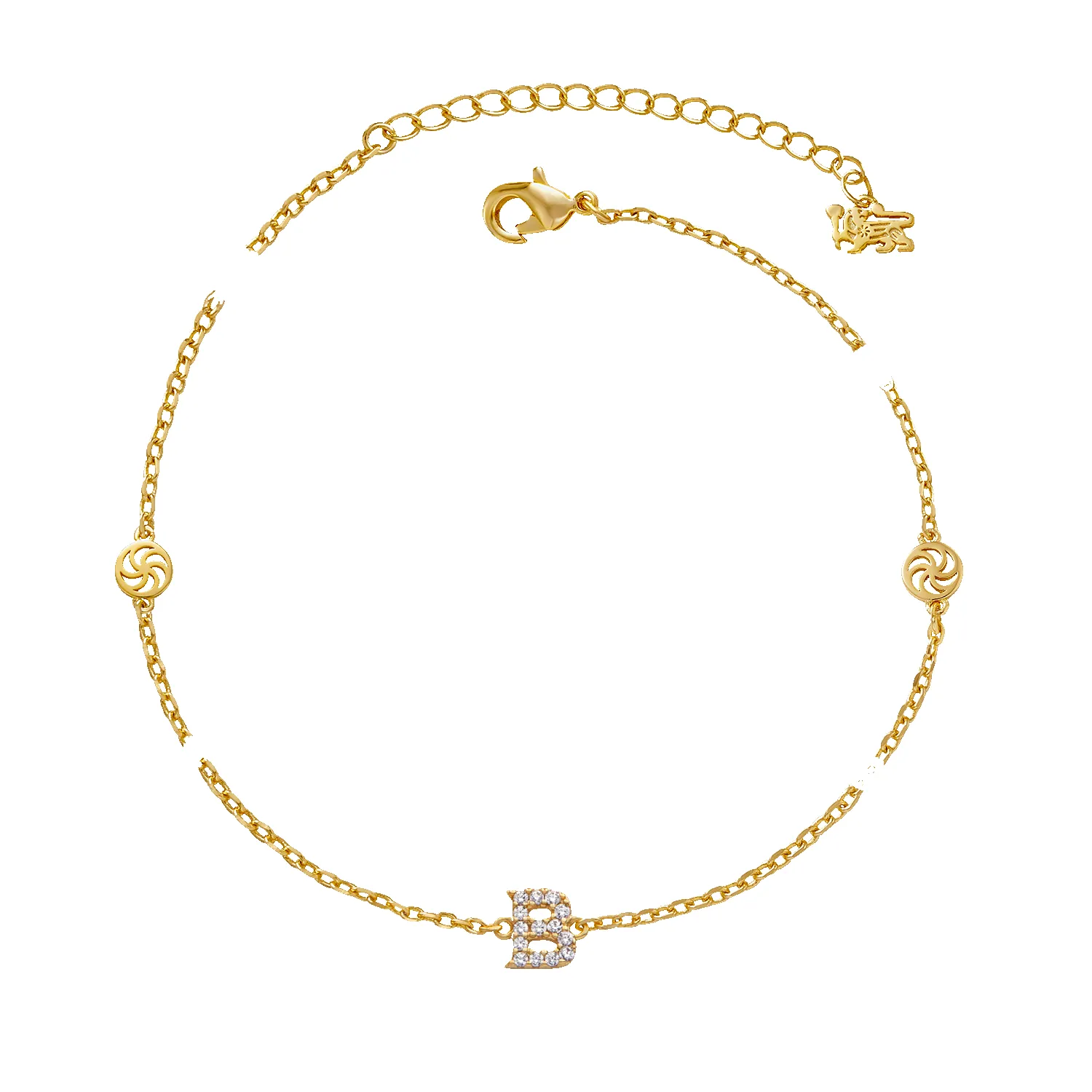 'True You' Initial Anklet sold by IceLink