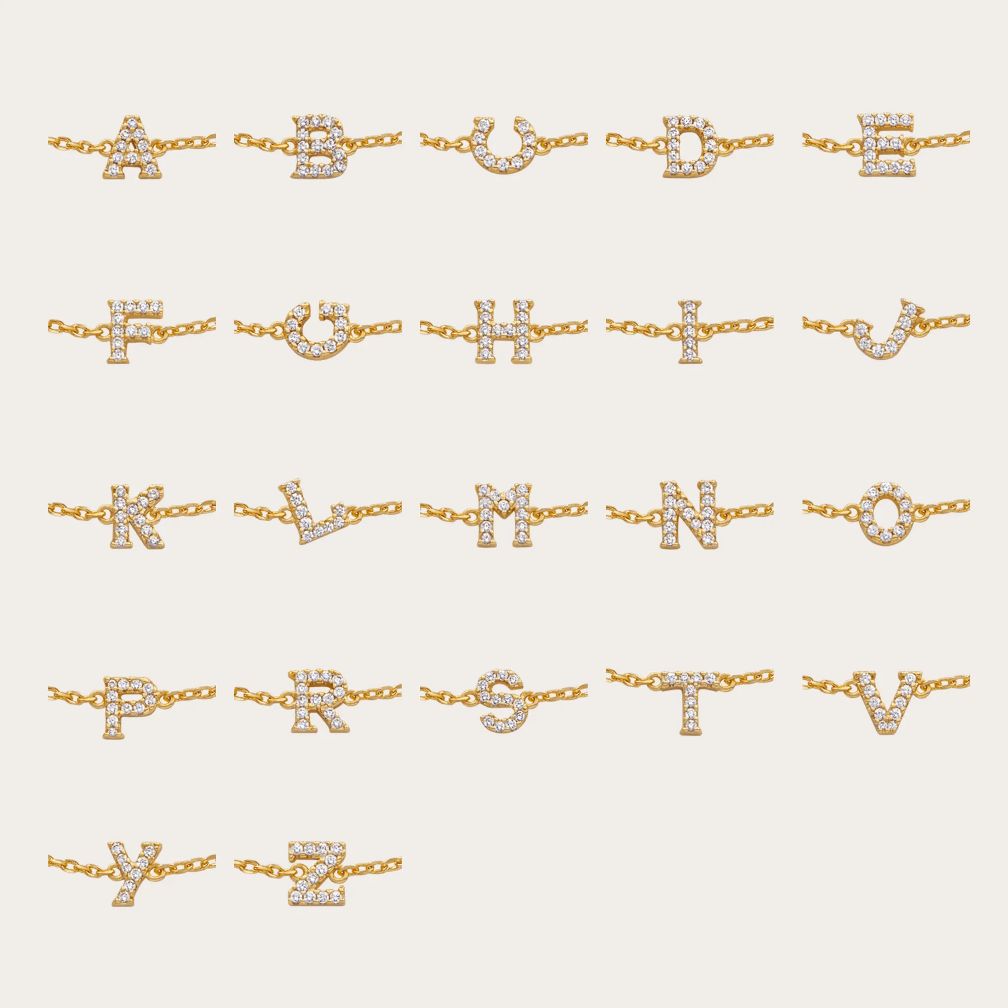 'True You' Initial Anklet sold by IceLink product image thumbnail 4