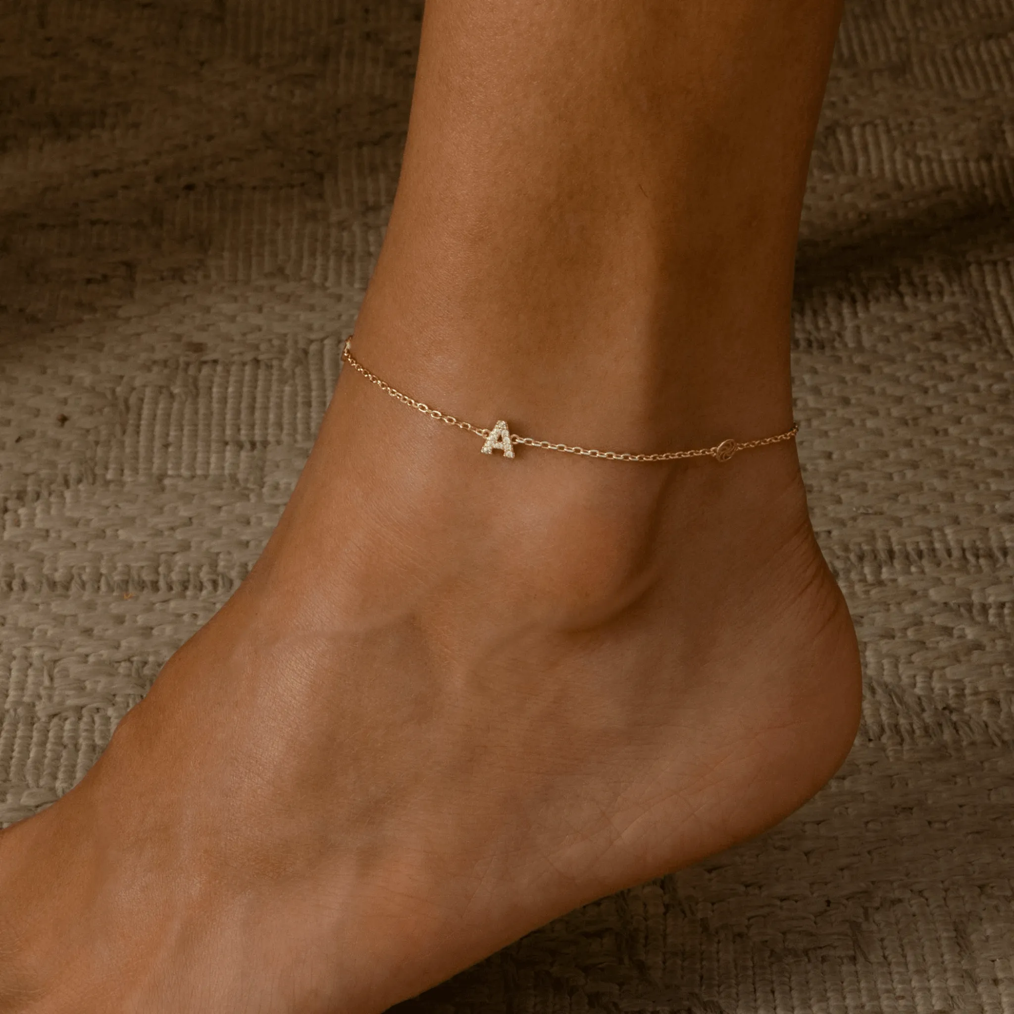 'True You' Initial Anklet sold by IceLink product image thumbnail 2