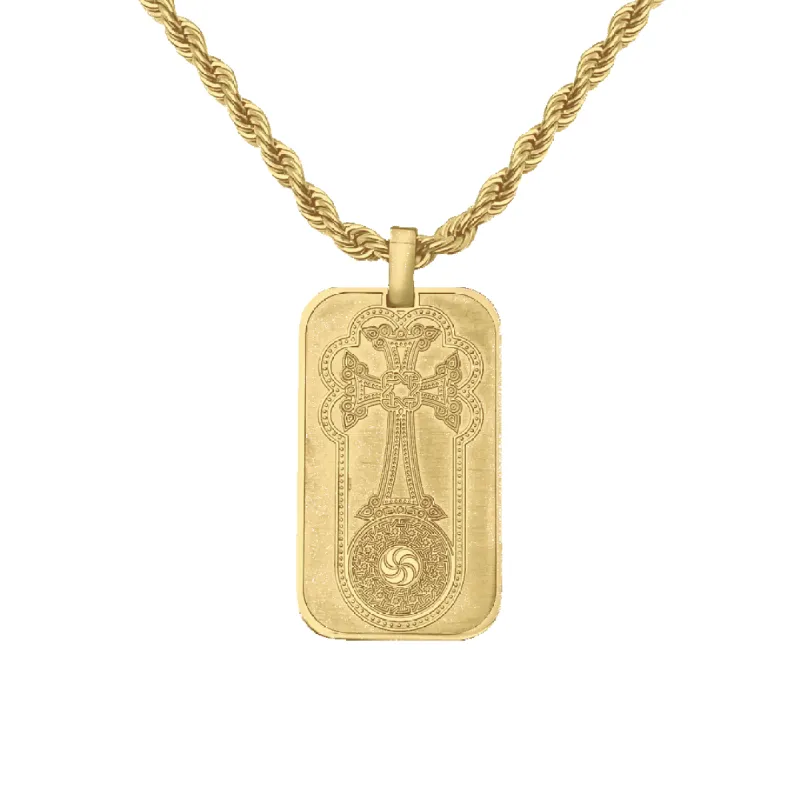 Armenian Cross Dog Tag sold by IceLink