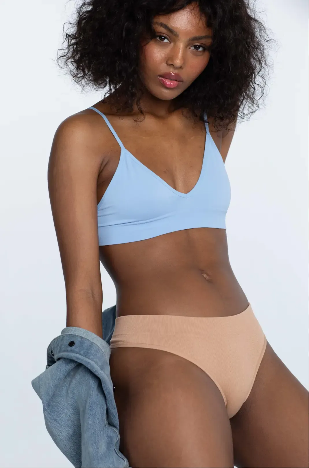 Low Show V Bralette sold by LDMA product image thumbnail 2