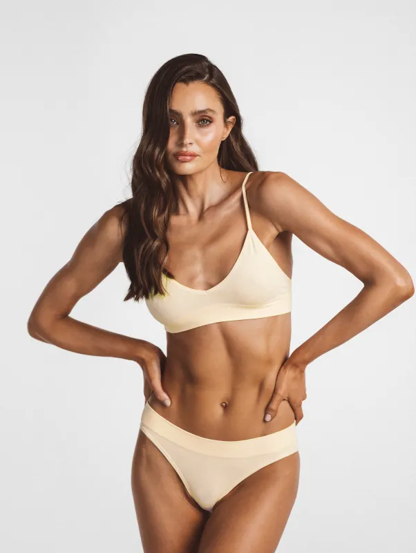 Low Show V Bralette sold by LDMA