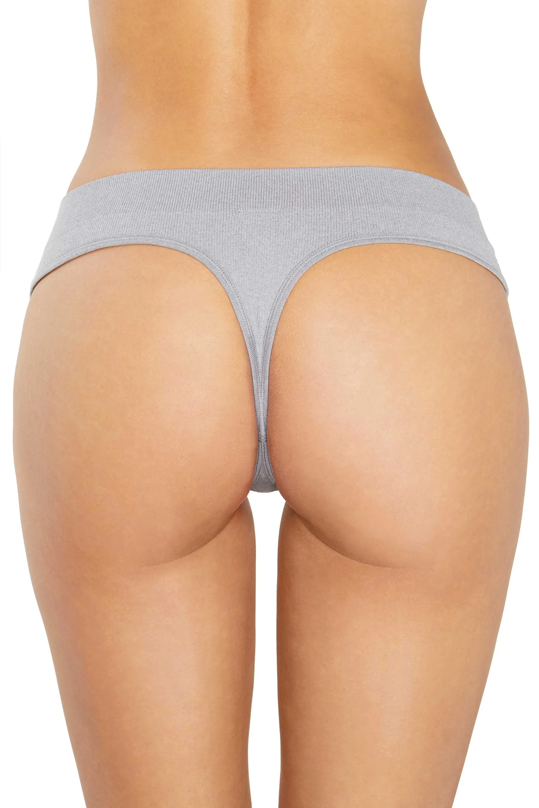 Low Hide Ribbed Thong sold by LDMA product image thumbnail 3