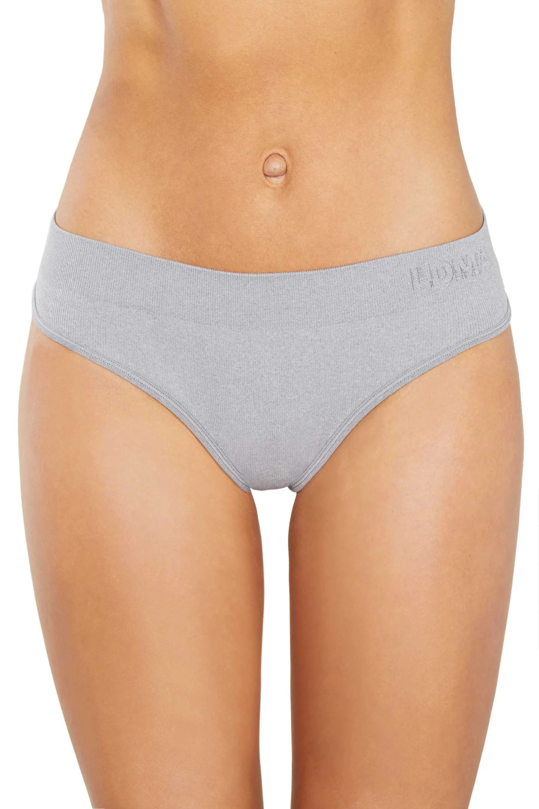Low Hide Ribbed Thong sold by LDMA