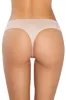 Low Hide Ribbed Thong sold by LDMA