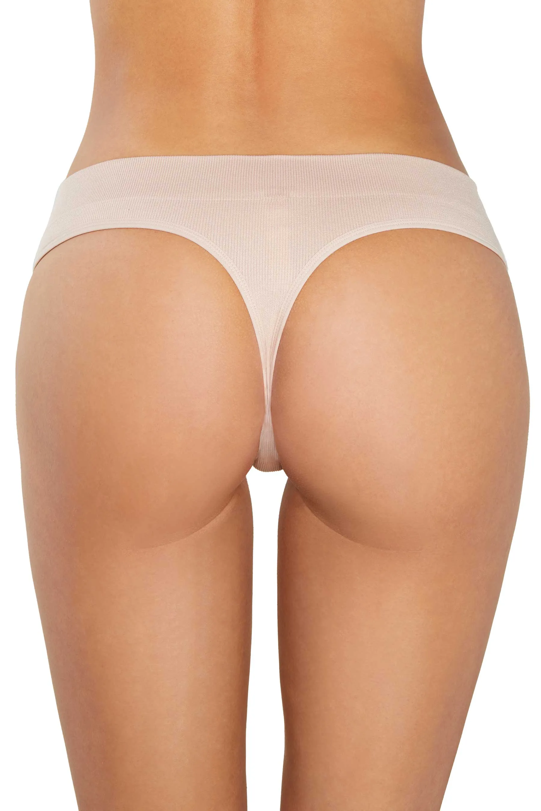 Low Hide Ribbed Thong sold by LDMA product image thumbnail 4