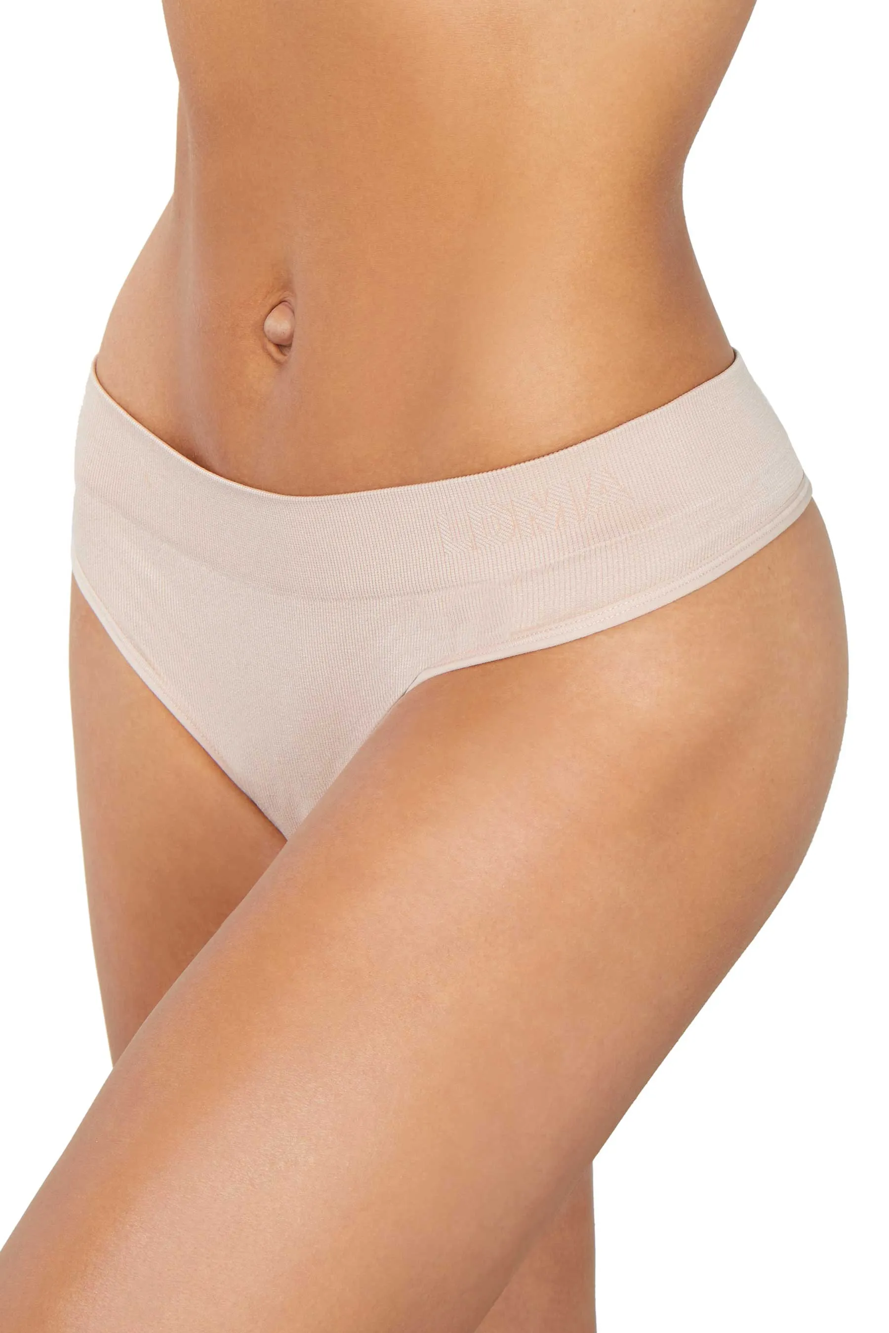 Low Hide Ribbed Thong sold by LDMA product image thumbnail 3
