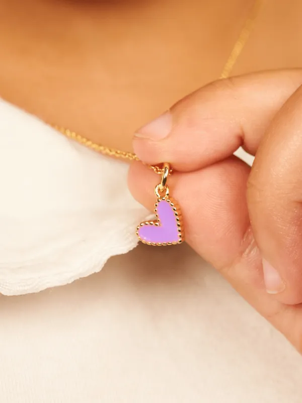 Kid Lilah Heart Necklace sold by LeMel