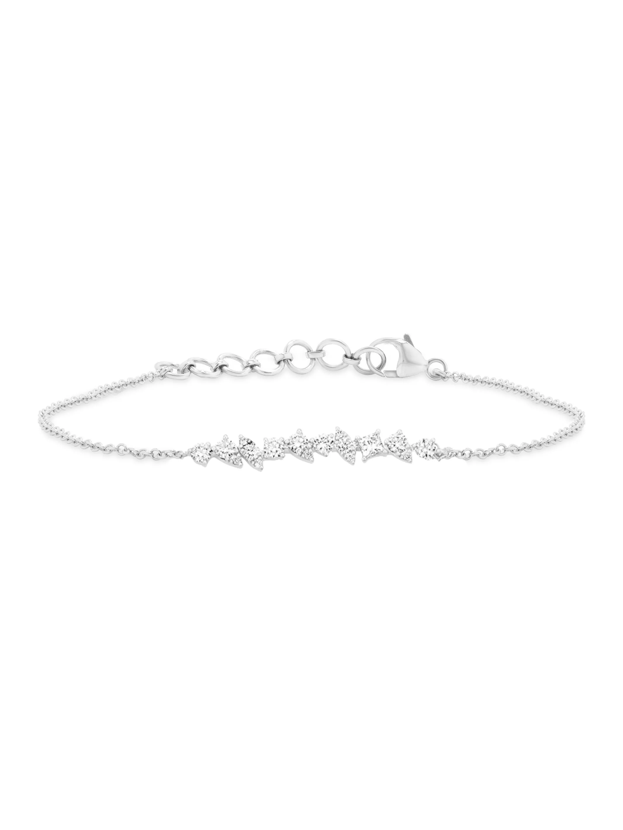 Emma Illusion Diamond Bracelet 14K sold by LeMel