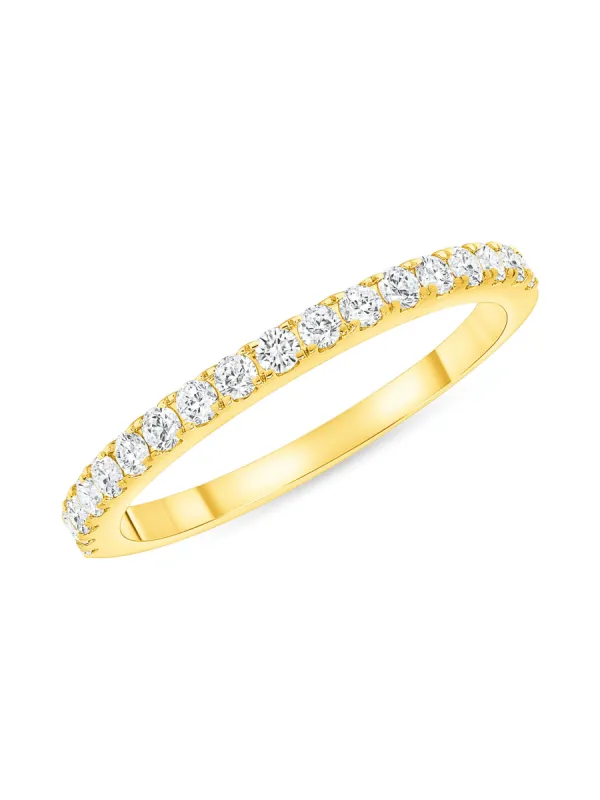 Signature Round Diamond Band (.36 ct. tw.) 14K sold by LeMel