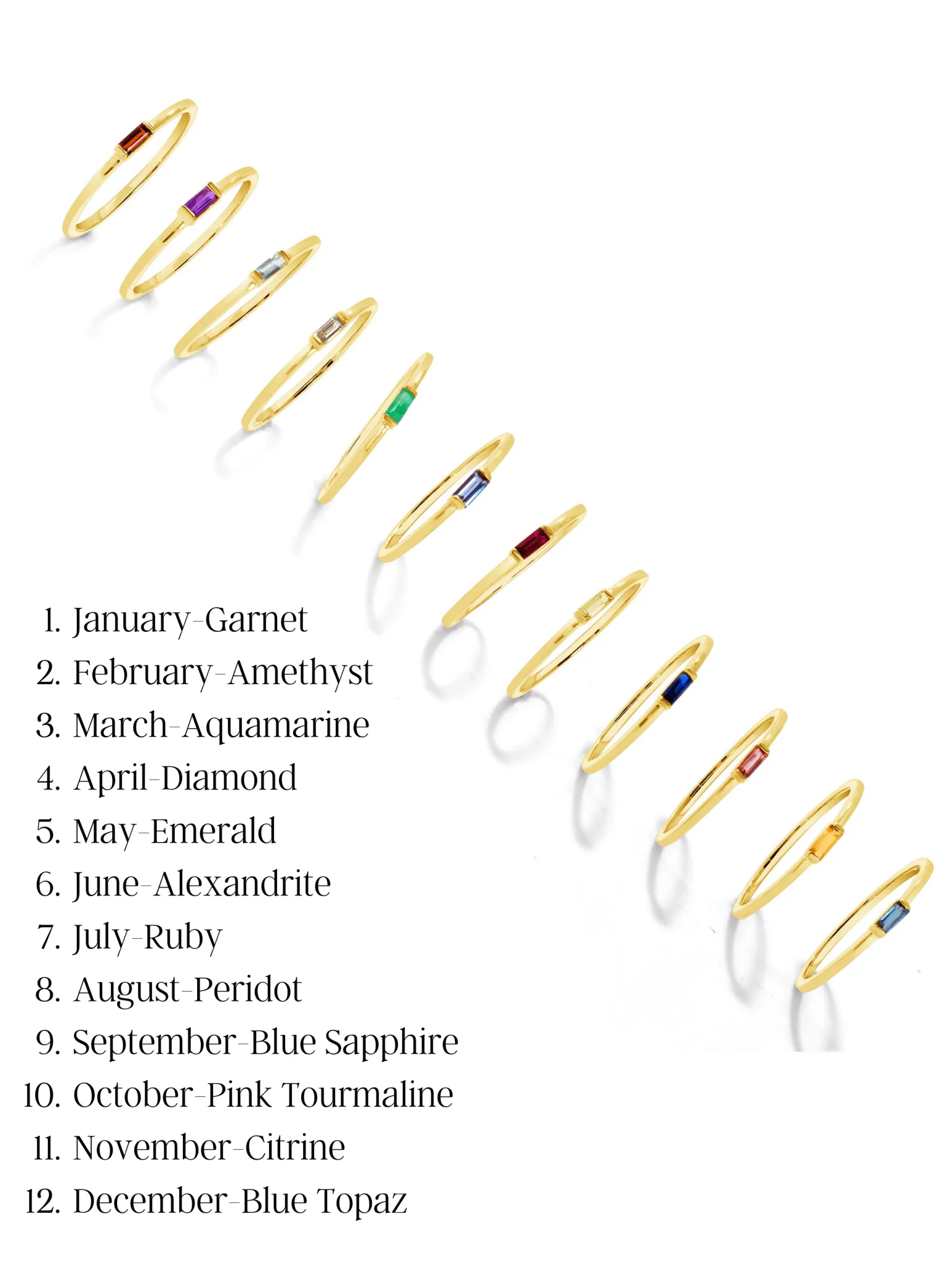 Bitsy Birthstone Ring - June Alexandrite 14K sold by LeMel product image thumbnail 4