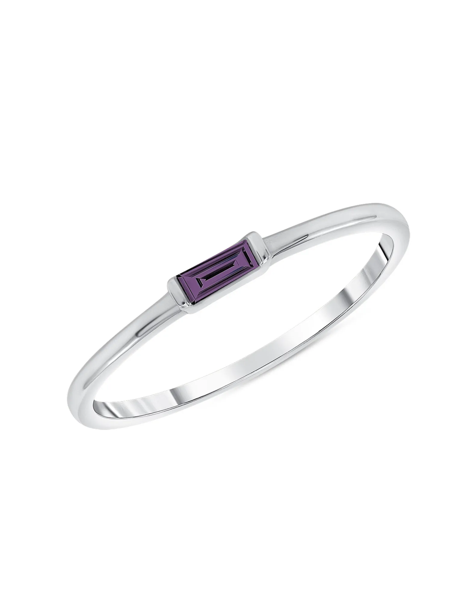 Bitsy Birthstone Ring - June Alexandrite 14K sold by LeMel product image thumbnail 5