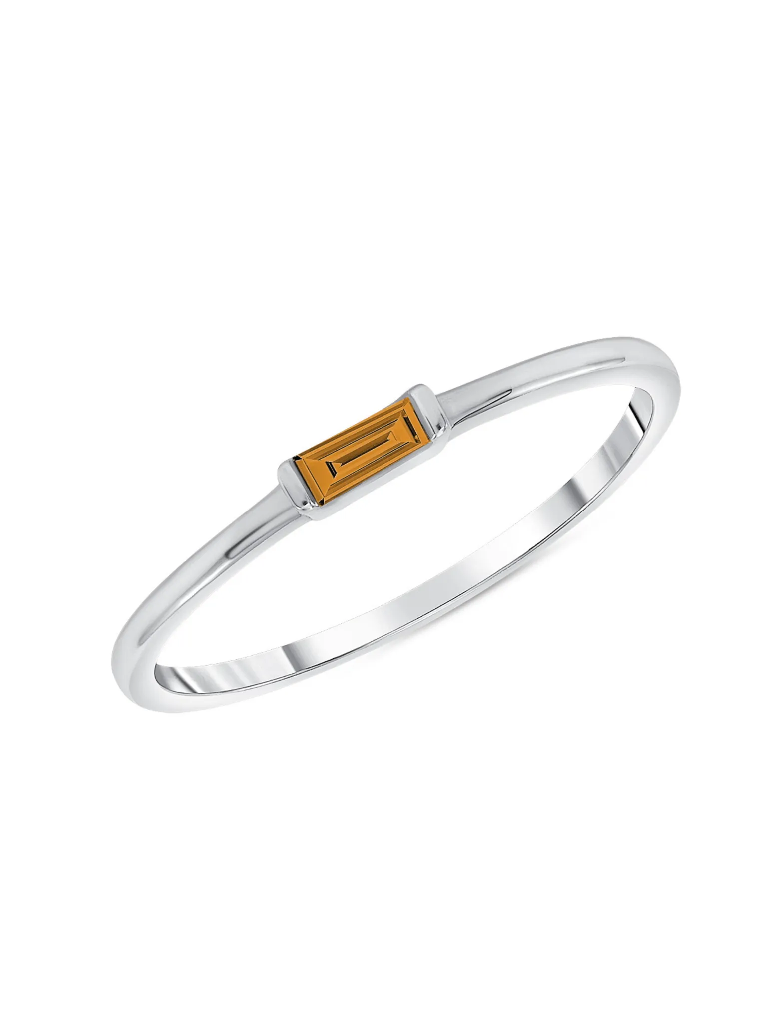 Bitsy Birthstone Ring - November Citrine 14K sold by LeMel product image thumbnail 5