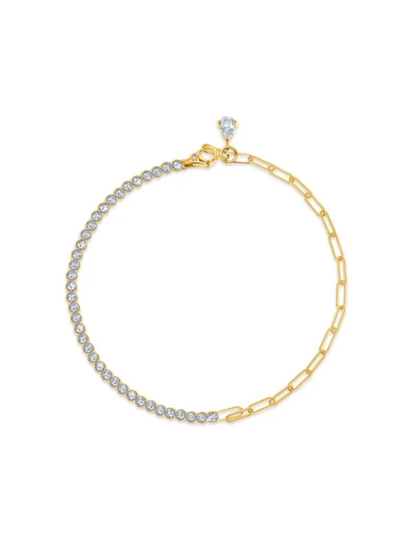 Birthstone Tennis Bracelet - December 14K sold by LeMel