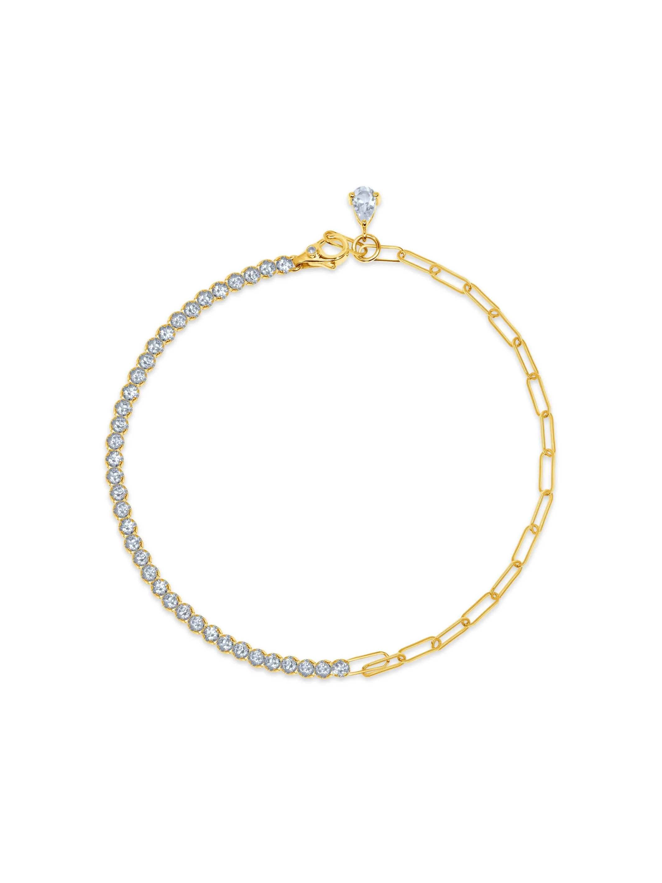 Birthstone Tennis Bracelet - December 14K sold by LeMel
