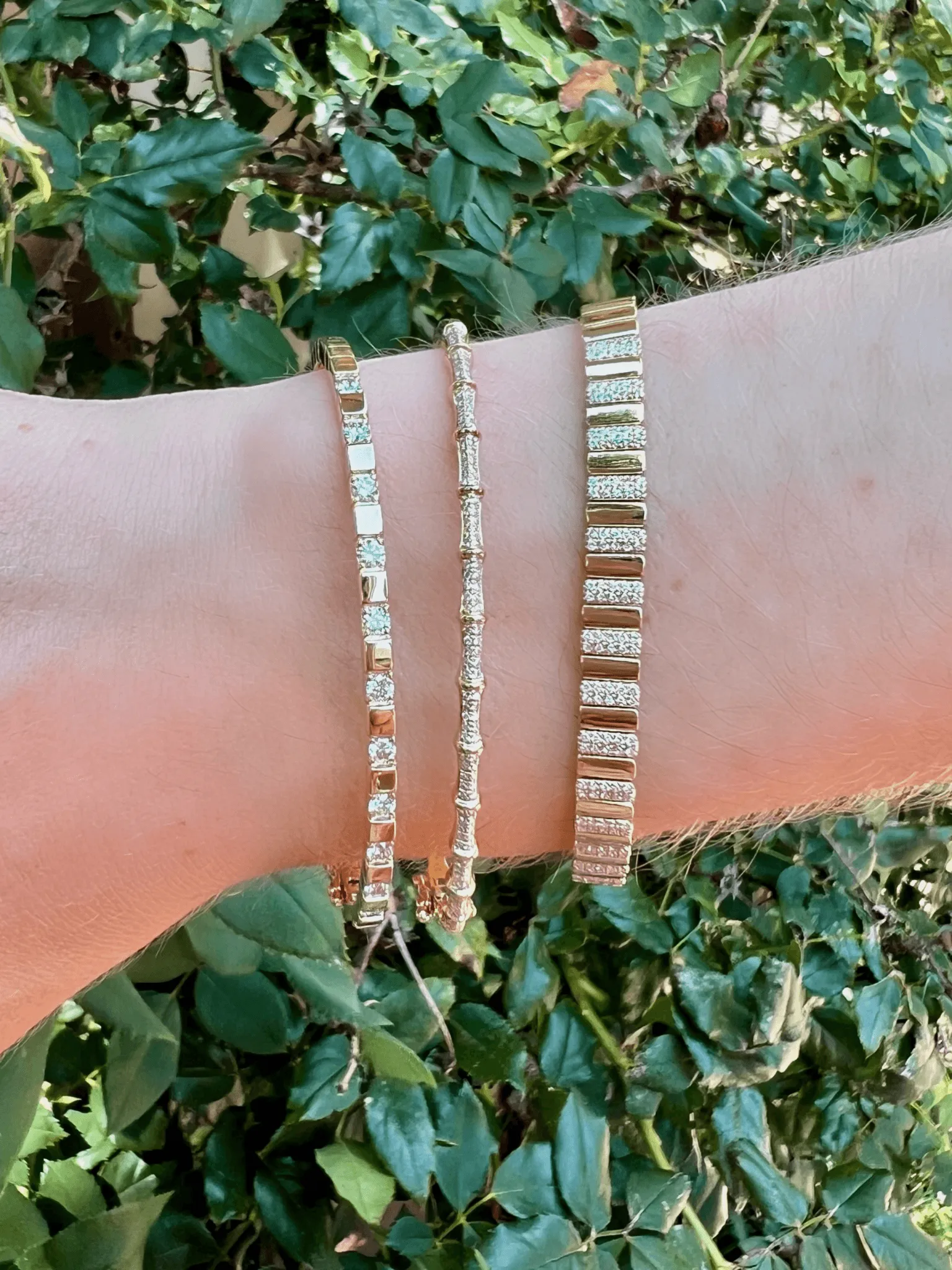 Eleanor Diamond Bangle 14K sold by LeMel product image thumbnail 3