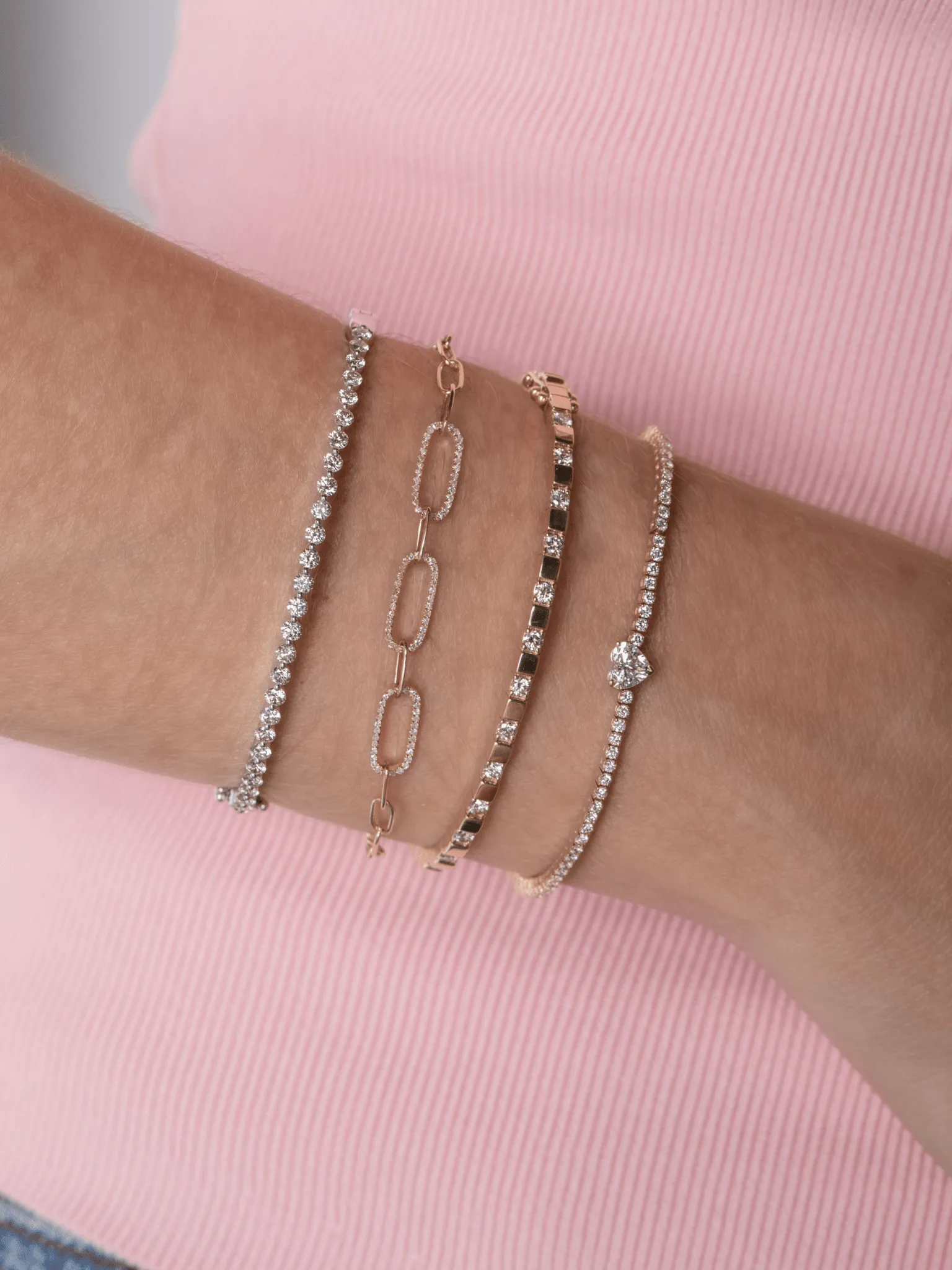 Eleanor Diamond Bangle 14K sold by LeMel product image thumbnail 2