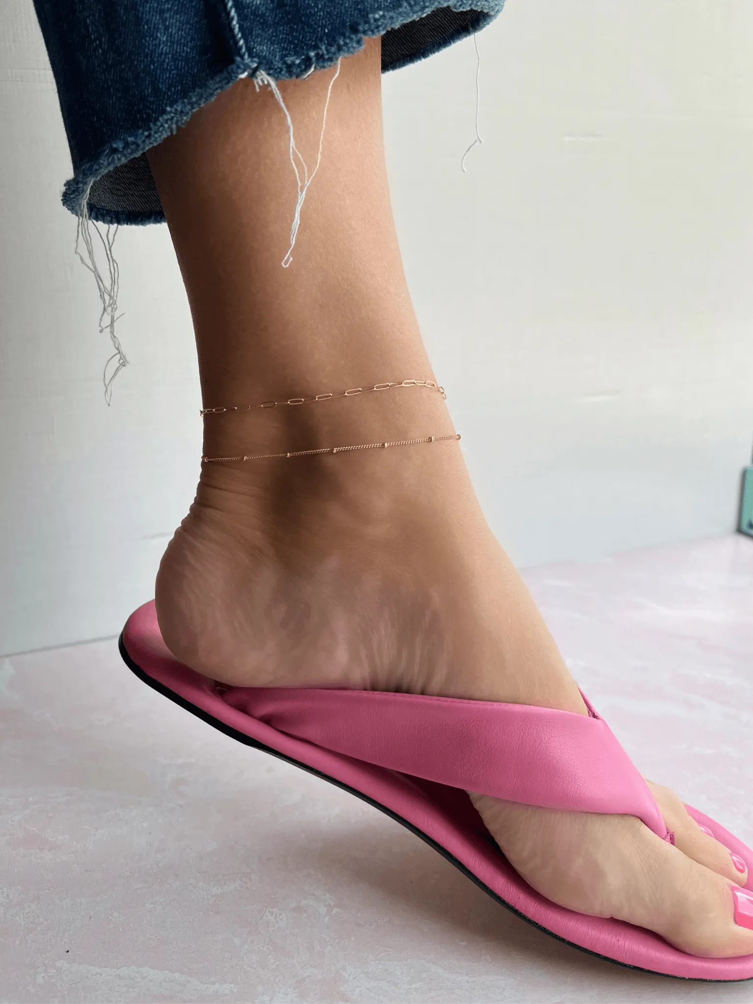 Paperclip 'XS' Anklet sold by LeMel product image thumbnail 2