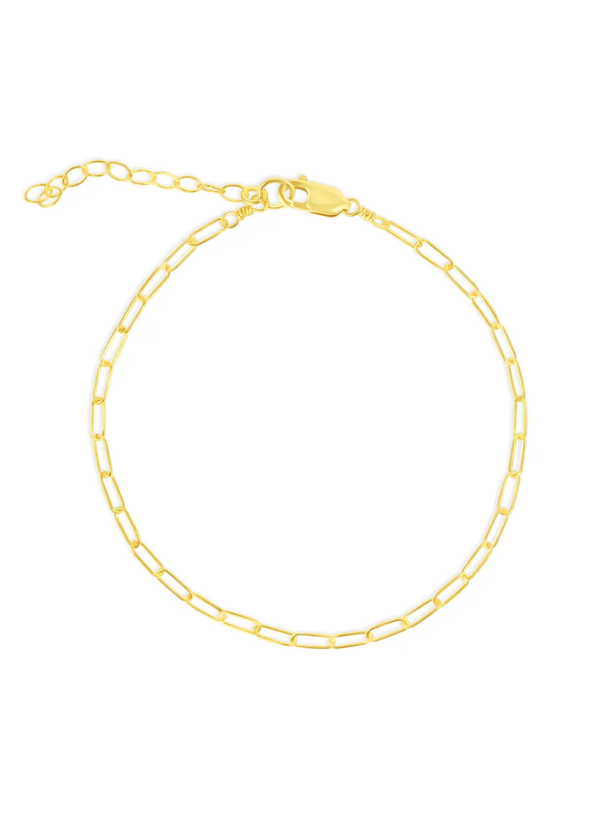 Paperclip 'S' Bracelet sold by LeMel