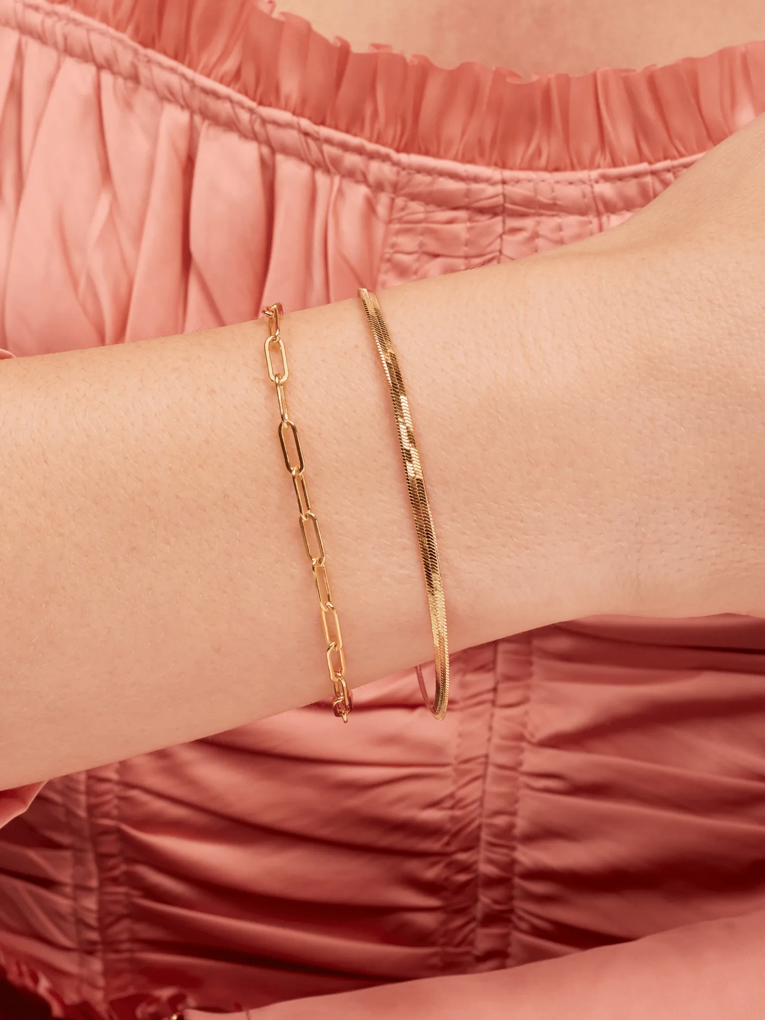 Herringbone Snake Bracelet sold by LeMel product image thumbnail 2