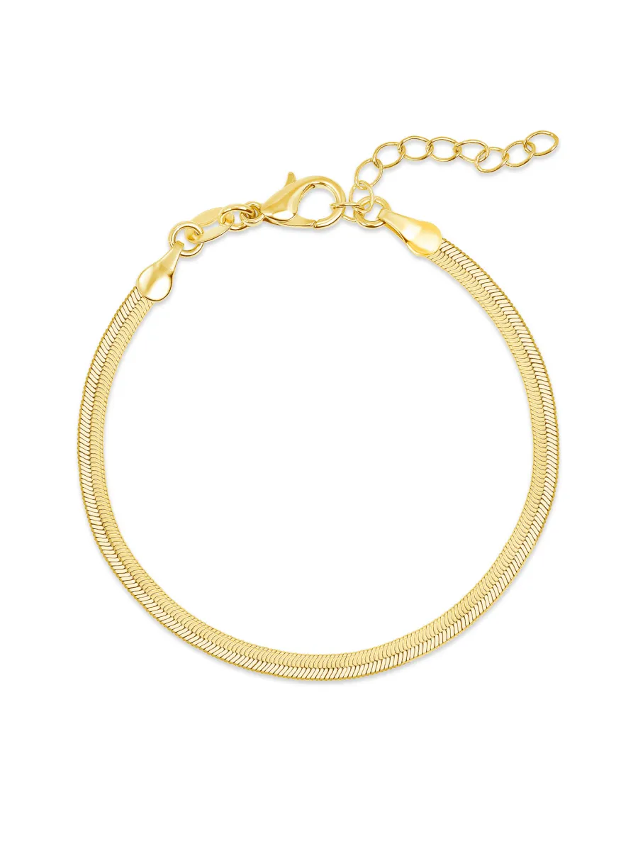 Herringbone Snake Bracelet sold by LeMel