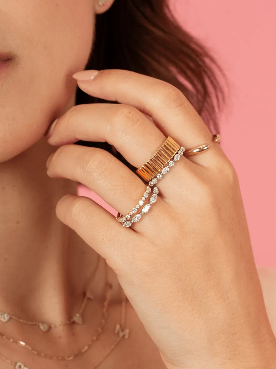 Marquise Diamond Band (.75 ct. tw.) 14K sold by LeMel product image thumbnail 4