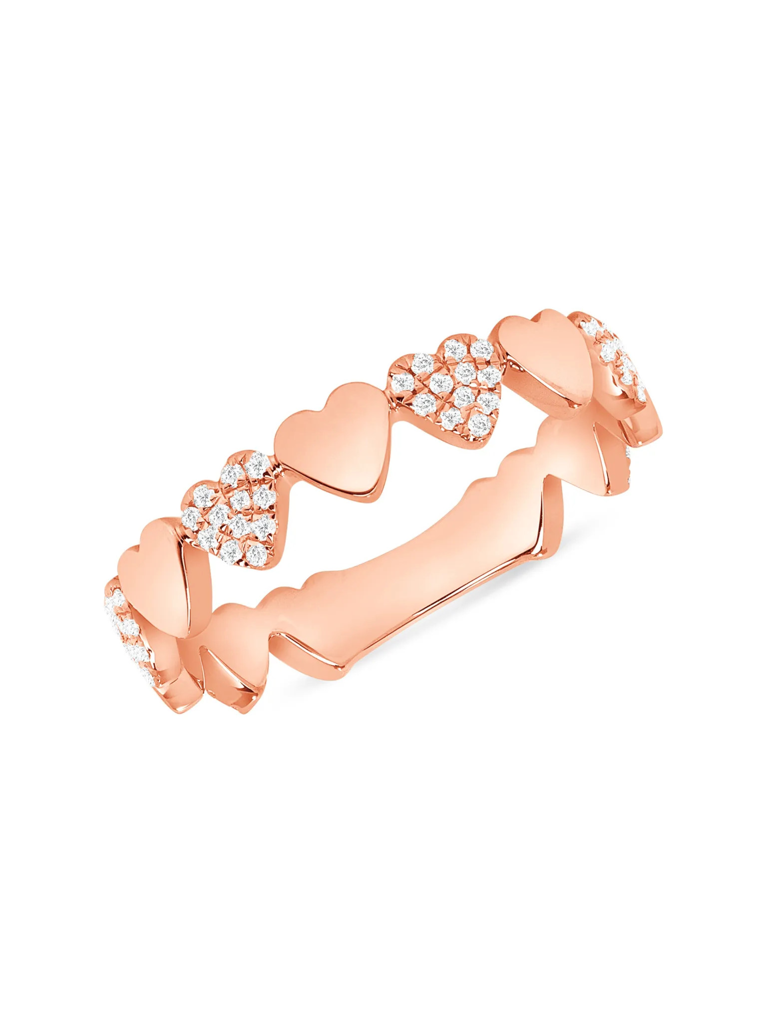 Kelsey Heart Ring 14K sold by LeMel product image thumbnail 4