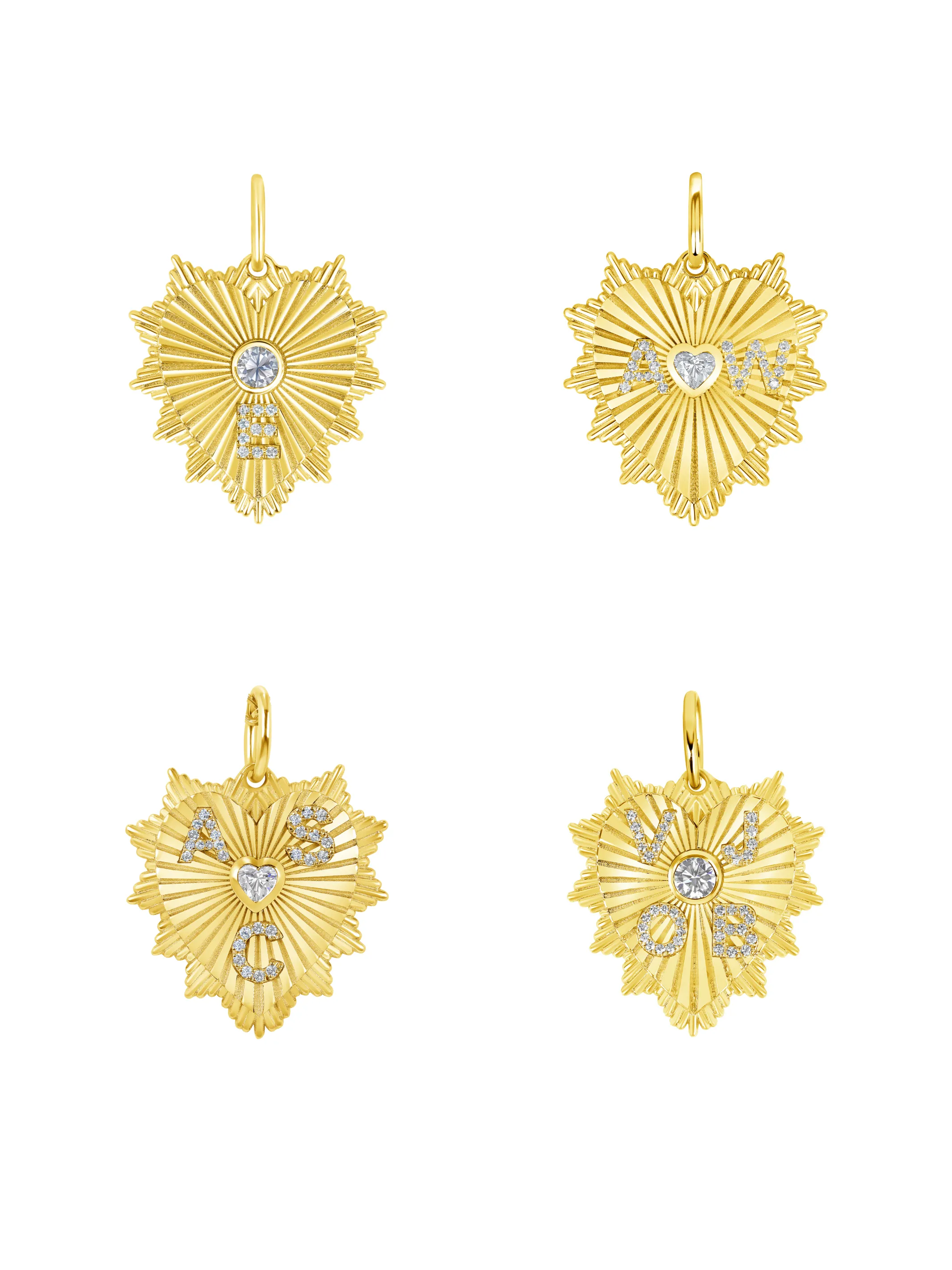 The Family Heart Pendant 14K sold by LeMel