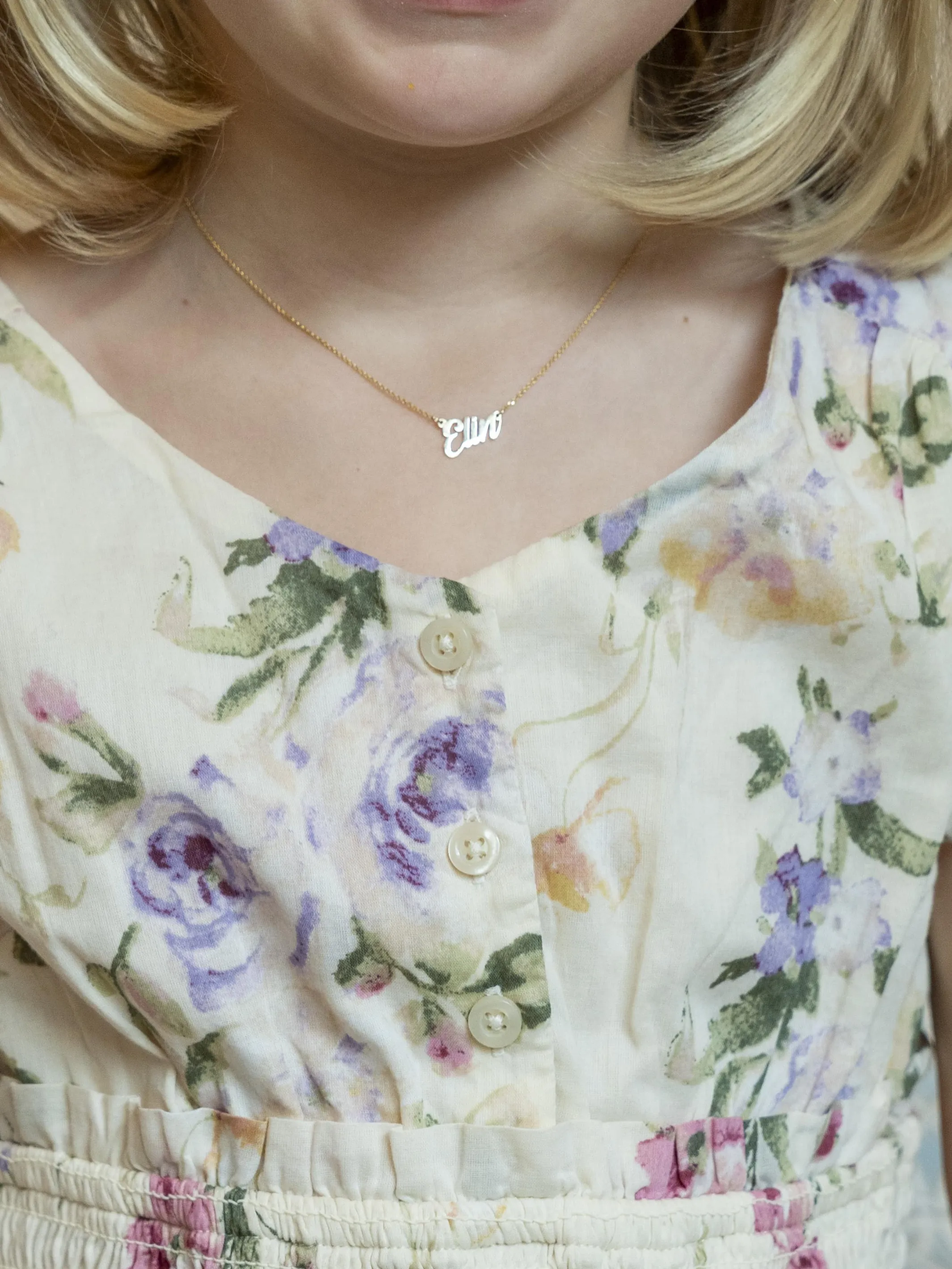 Name Necklace 14K sold by LeMel product image thumbnail 5