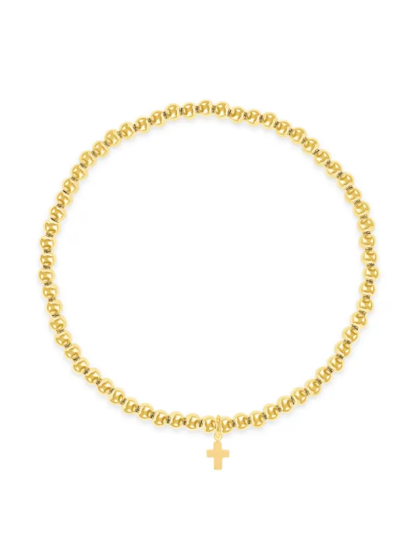 Everyday Stretch Bracelet with Cross Charm sold by LeMel