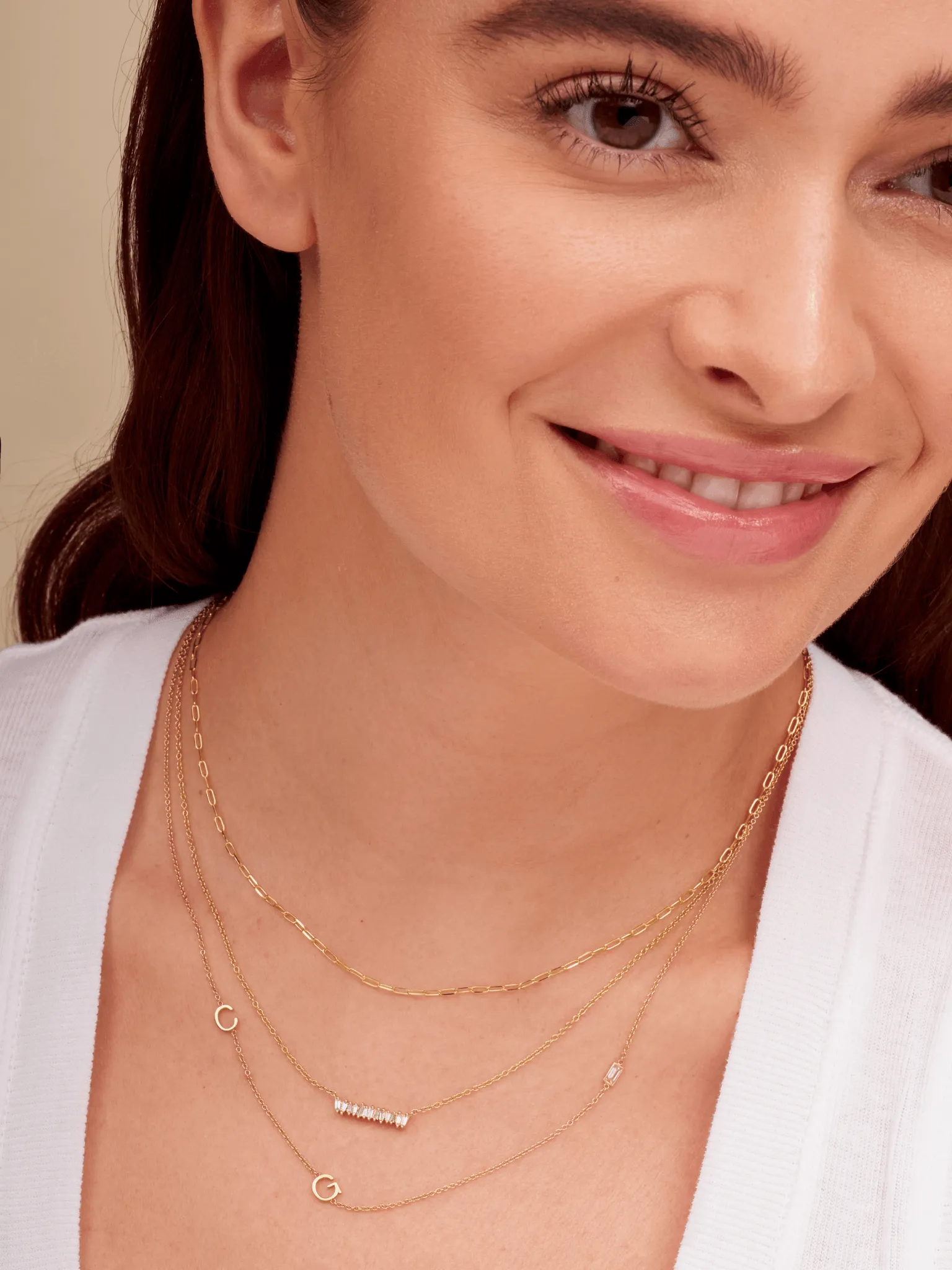 Dainty Gold Chain Necklace 14K sold by LeMel product image thumbnail 5