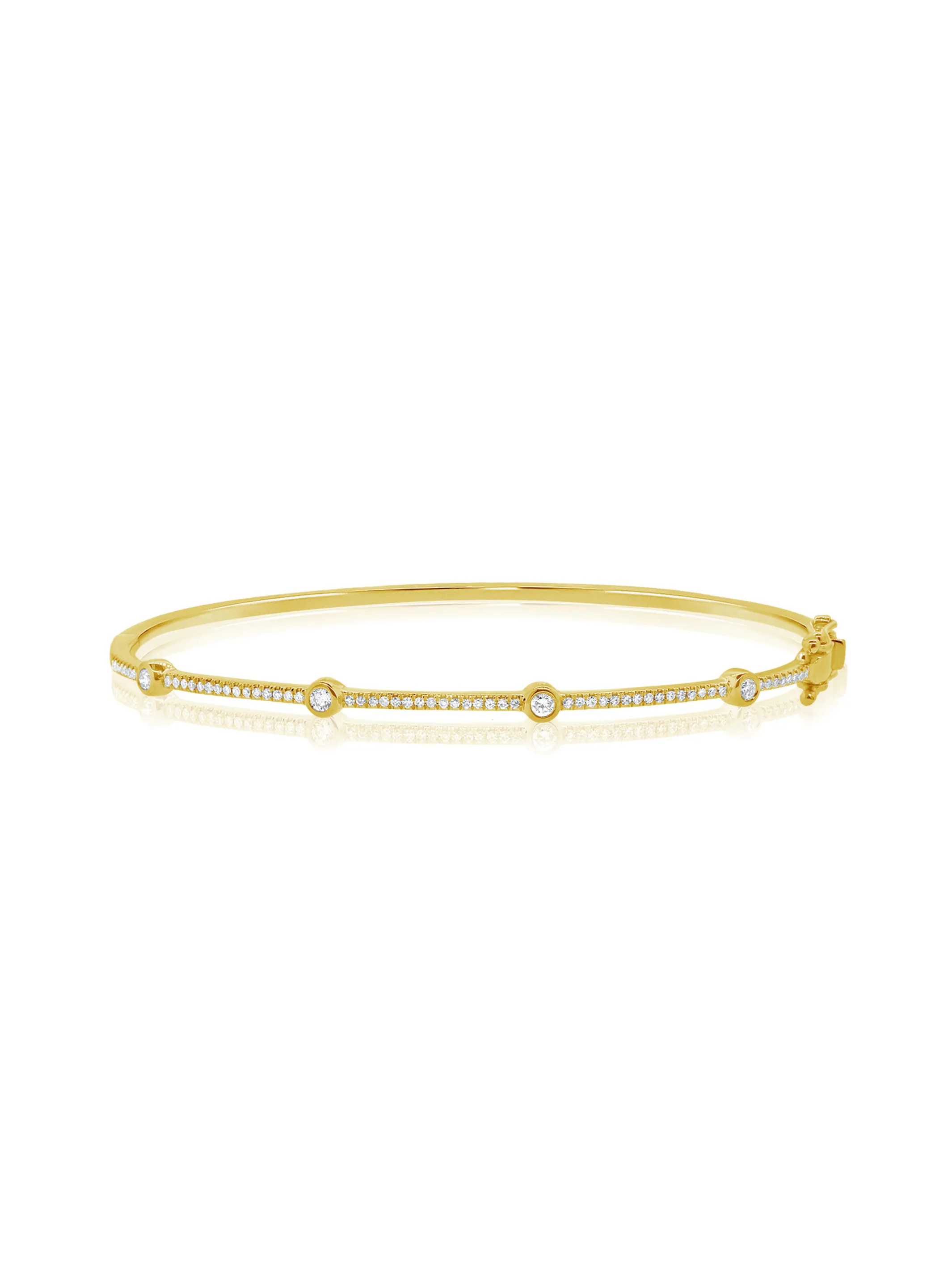 Melanie Diamond Bangle 14K sold by LeMel
