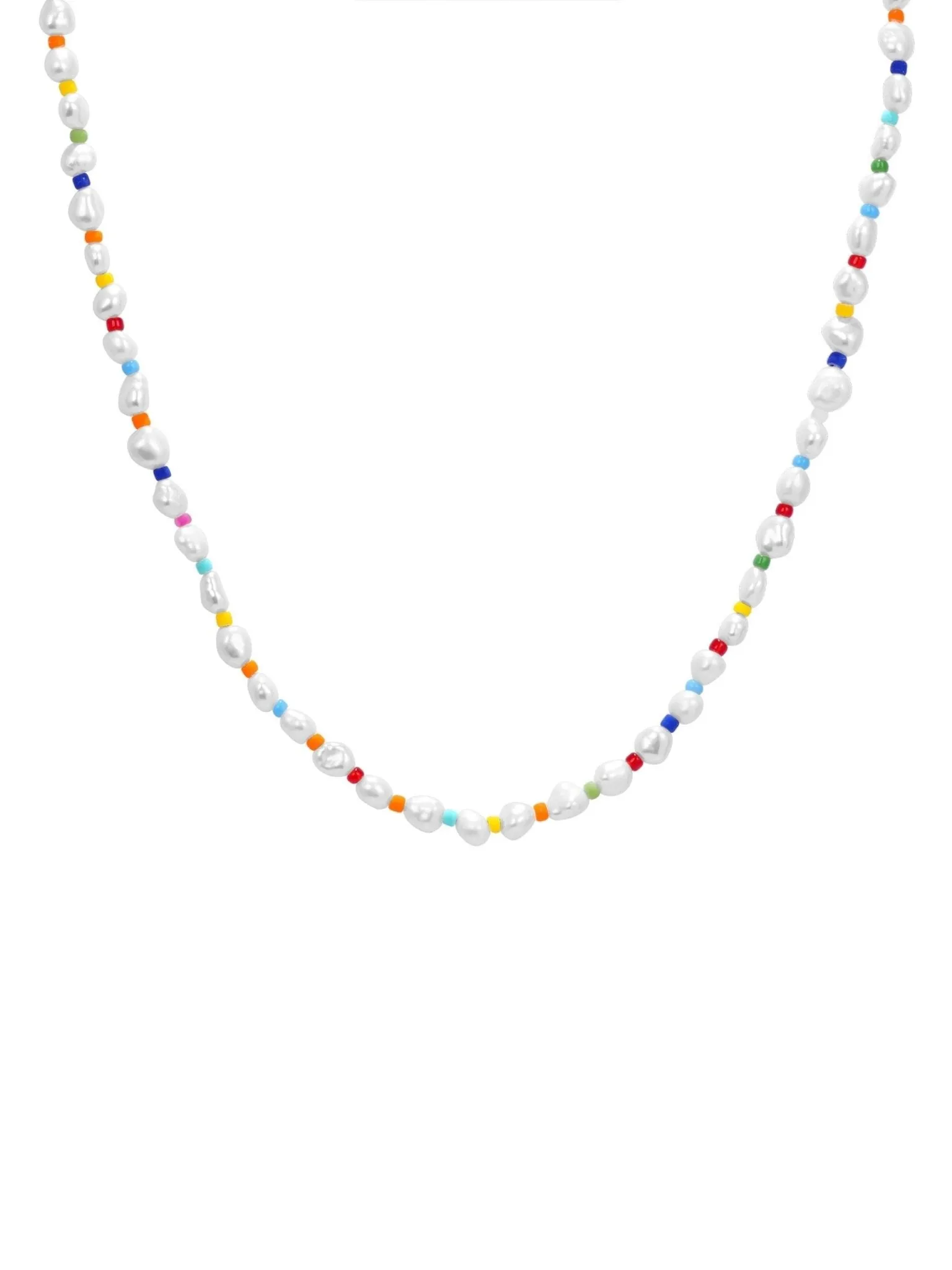 Emma Rainbow Pearl Necklace sold by LeMel