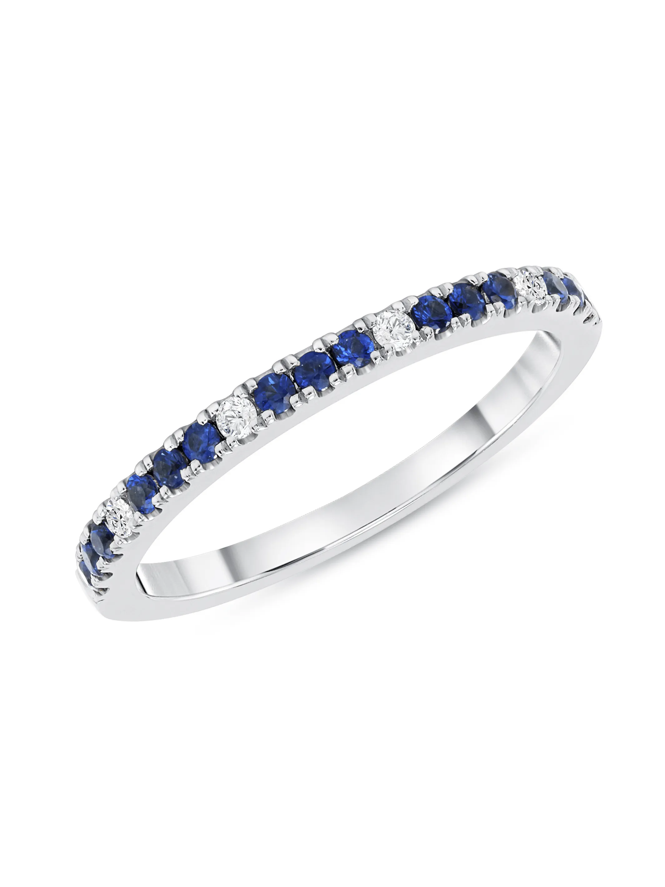 Prism Blue Sapphire Ring 14K sold by LeMel product image thumbnail 5