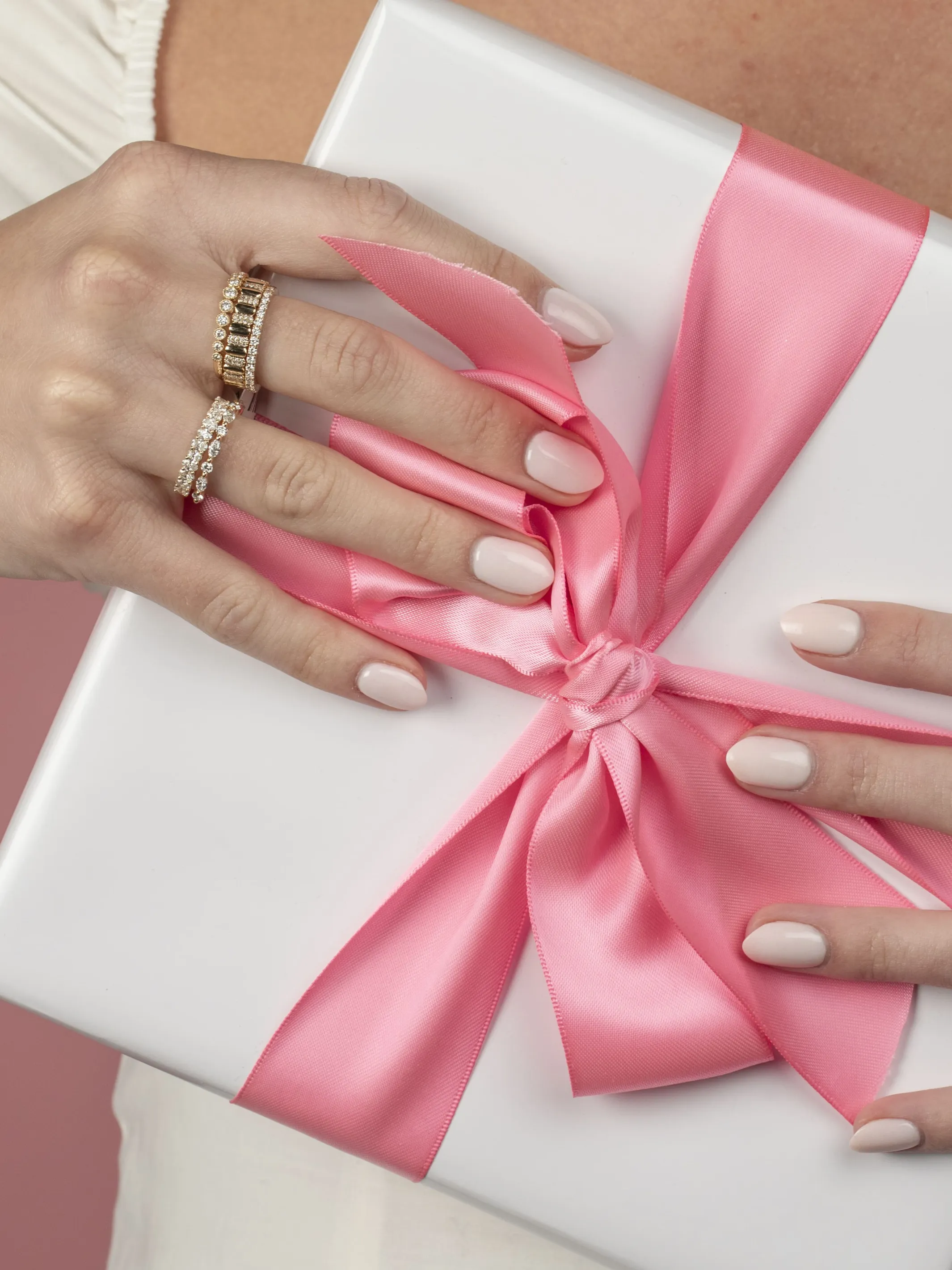 Marquise and Round Diamond Band (.35 ct. tw.) 14K sold by LeMel product image thumbnail 2