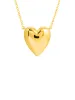 Puffy Heart Necklace 14K sold by LeMel