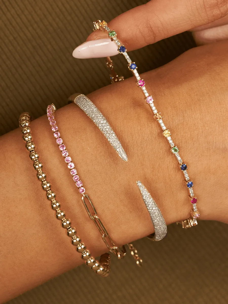 Everyday Stretch Bracelet - 4mm sold by LeMel product image thumbnail 3