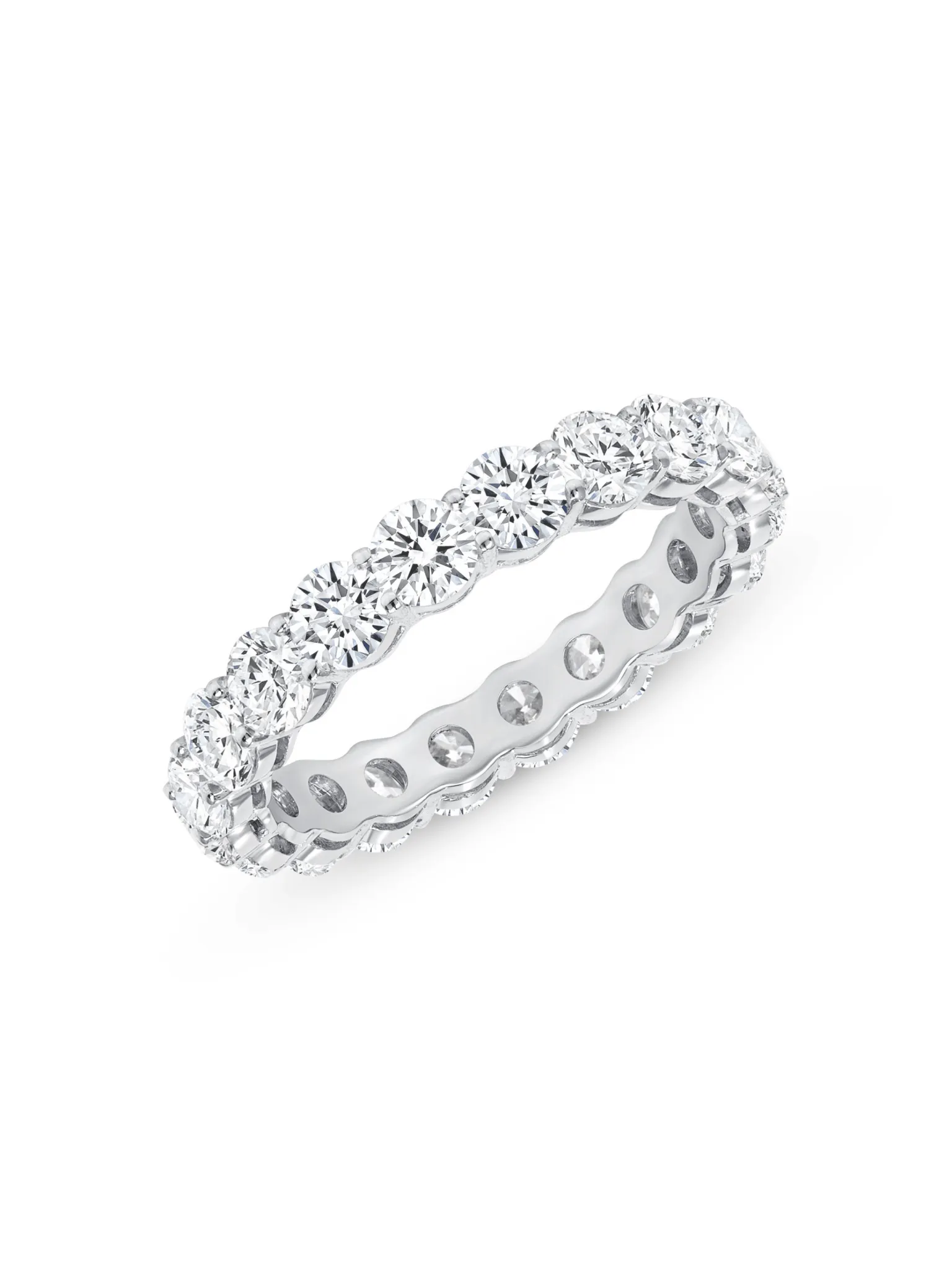 Round Diamond Eternity Band 14K sold by LeMel