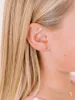 Tiny Bar Stud Earrings 14K sold by LeMel