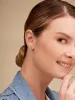 Tiny Bar Stud Earrings 14K sold by LeMel