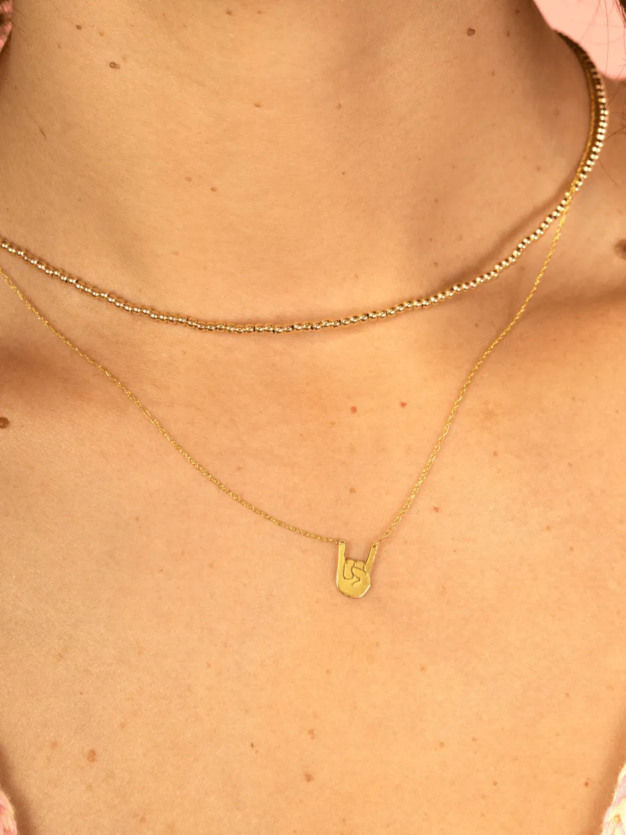 Longhorn Necklace 14K sold by LeMel product image thumbnail 4