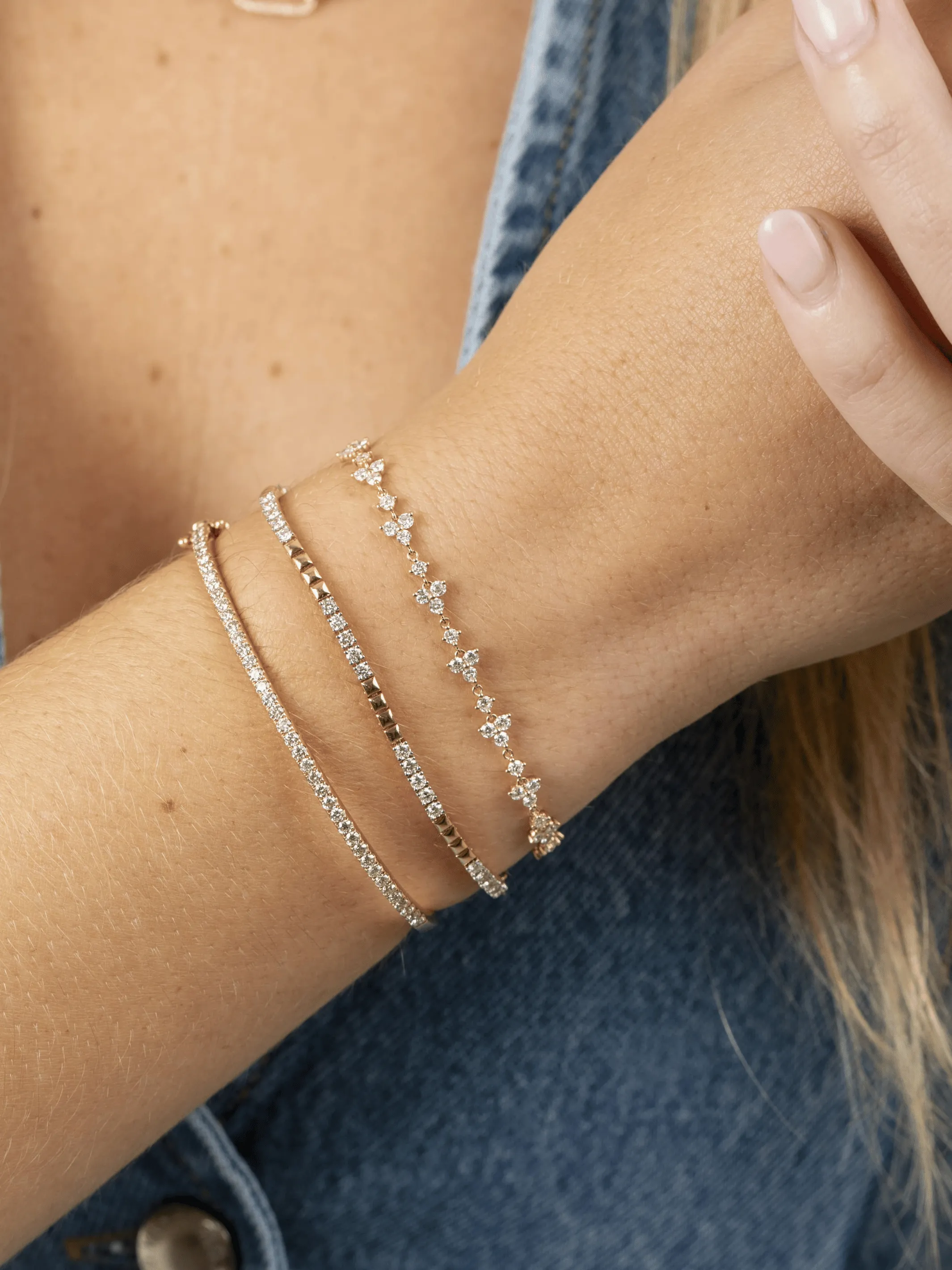 Riley Diamond Bracelet 14K sold by LeMel product image thumbnail 2