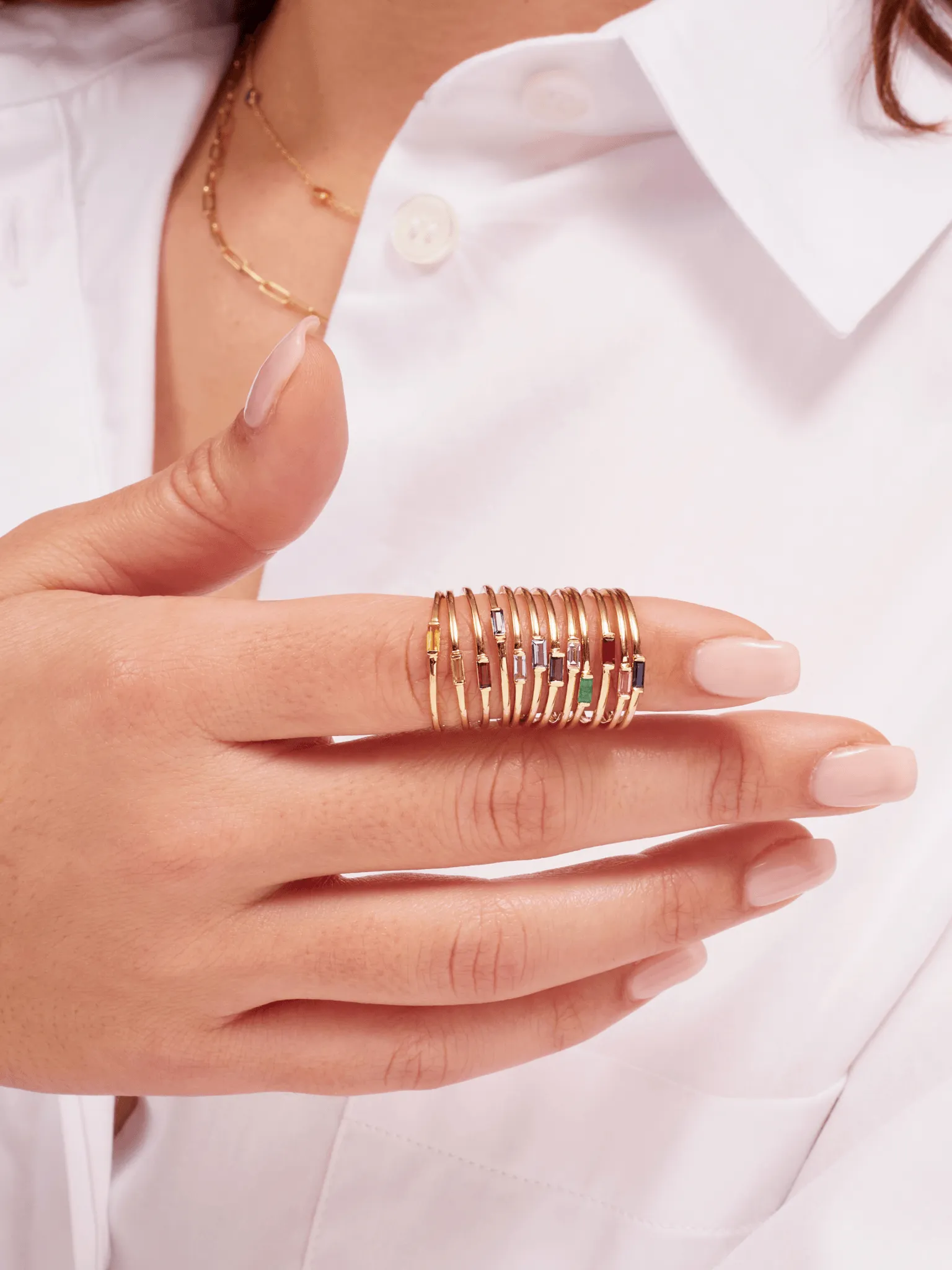 Bitsy Birthstone Ring - July Ruby 14K sold by LeMel product image thumbnail 4