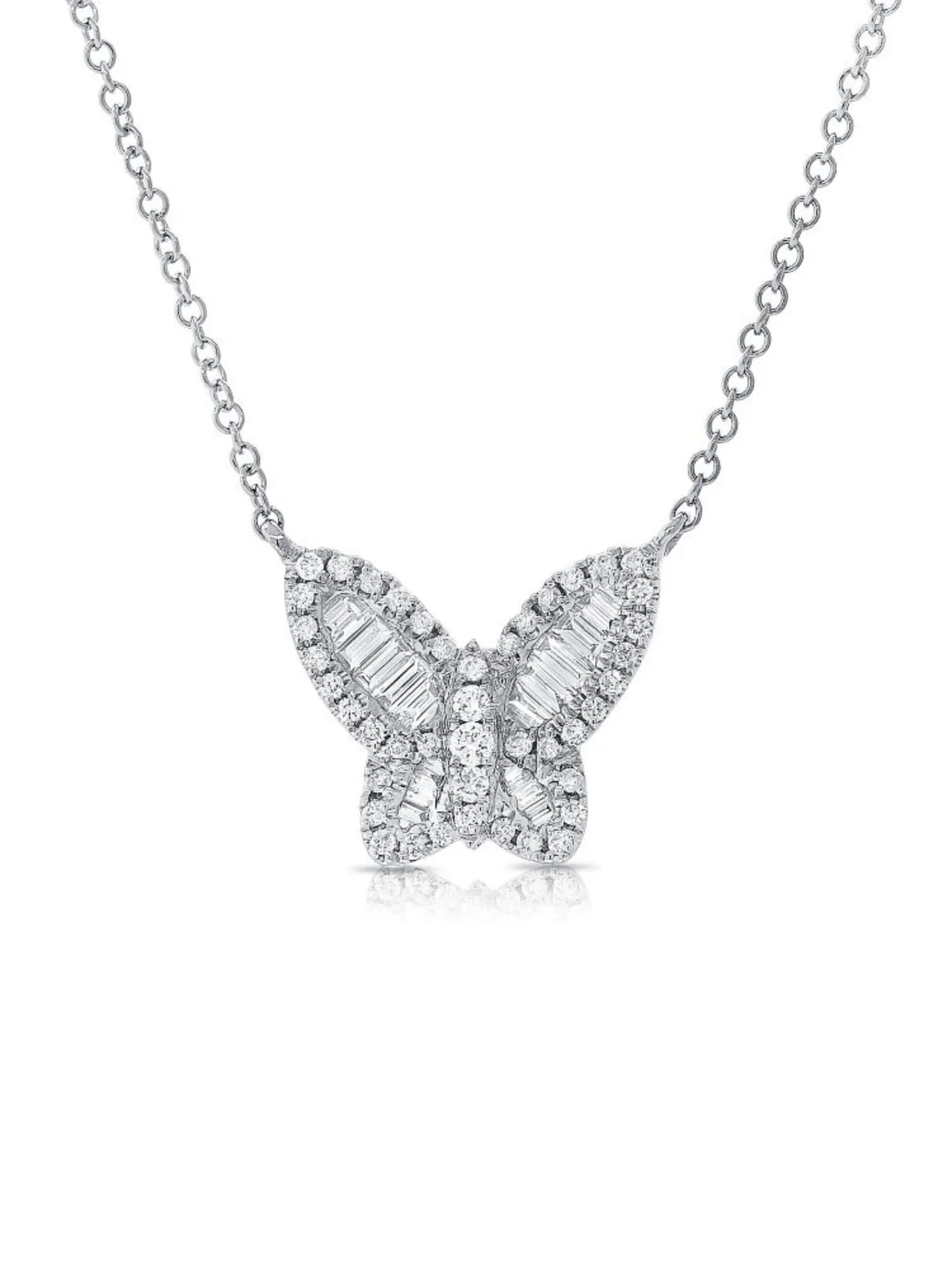 Butterfly Diamond Necklace 14K sold by LeMel product image thumbnail 4