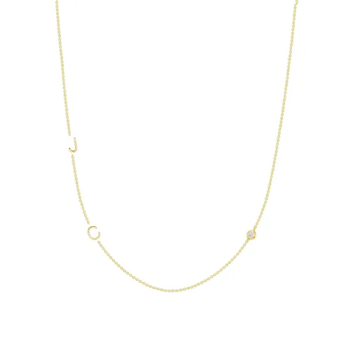 The Initial Necklace 14K - 2 Letters sold by LeMel